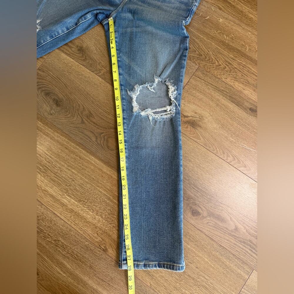 NWT Good American Good Vintage Straight Leg Ankle Jeans in Blue800 Size 2/26 - Picture 14 of 14